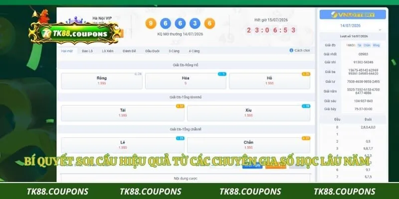 Bí quyết soi cầu hiệu quả từ các chuyên gia số học lâu năm