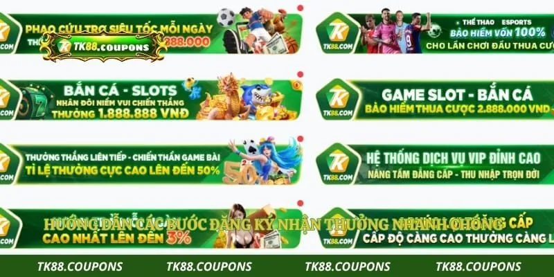 Hướng dẫn các bước đăng ký nhận thưởng nhanh chóng