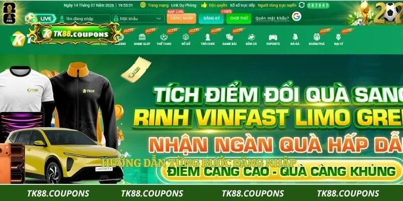 Hướng dẫn từng bước đăng nhập