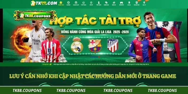 Lưu ý cần nhớ khi cập nhật các hướng dẫn mới ở trang game