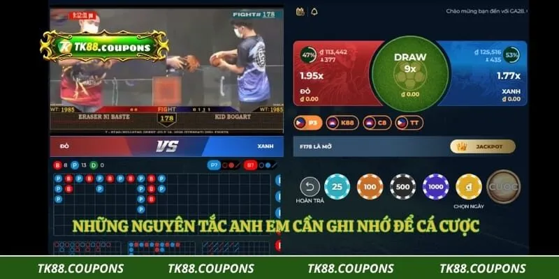 Những nguyên tắc anh em cần ghi nhớ để cá cược