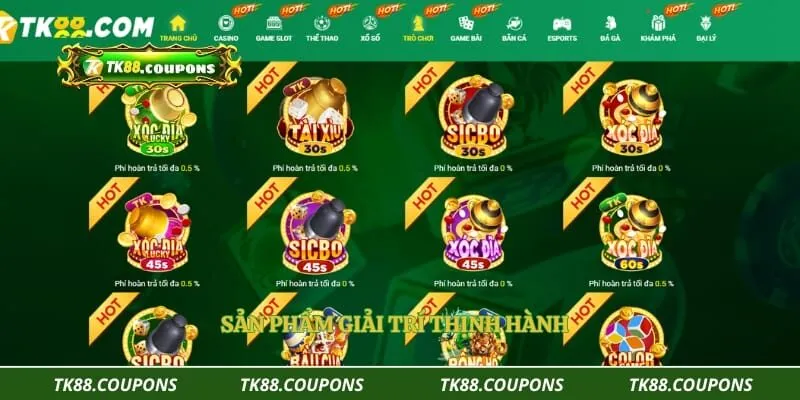 Sản phẩm giải trí thịnh hành